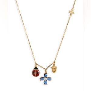 NWT Tory Burch Ladybug Charm Necklace